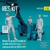 RESKIT RSF32-0080 Driver & airmen (modern) (3 pcs) (MHU-83 D/E lift truck UPPER loading position for RSK32-0011) (3D Printed) 1/32